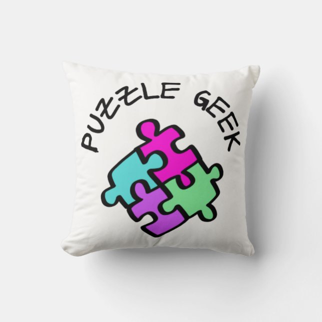 Puzzle Geek Kissen (Vorderseite)