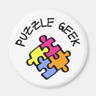 Puzzle Geek Magnet
