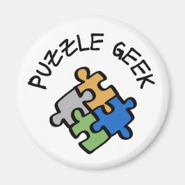 Puzzle Geek Magnet