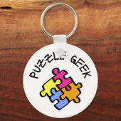 Puzzle Geek Schlüsselanhänger (Vorderseite)
