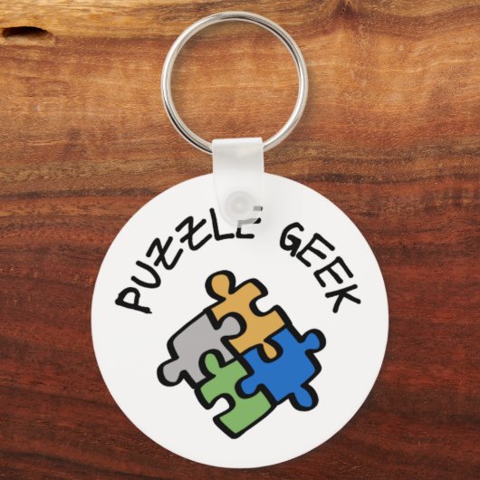 Puzzle Geek Schlüsselanhänger (Vorderseite)