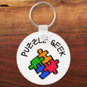 Puzzle Geek Schlüsselanhänger (Vorderseite)