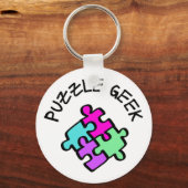 Puzzle Geek Schlüsselanhänger (Vorderseite)