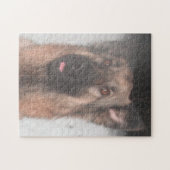 Puzzle German Shepherds Sticken der Zunge aus (Horizontal)