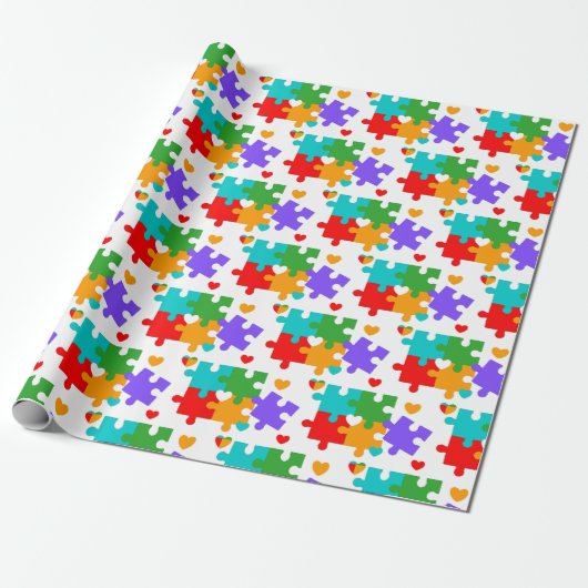 Puzzle Geschenkpapier (Ungerollt)