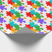 Puzzle Geschenkpapier (Ecke)