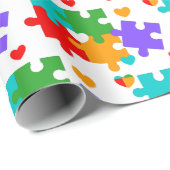 Puzzle Geschenkpapier (Rolleneckpunkt)