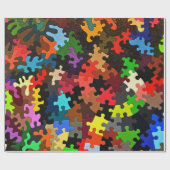Puzzle Geschenkpapier (Flach)