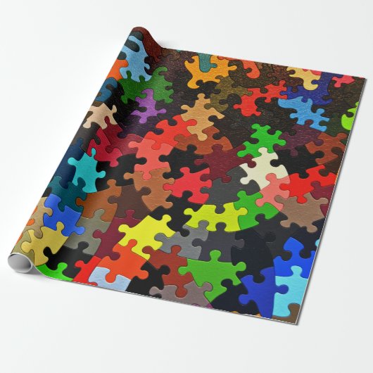 Puzzle Geschenkpapier (Ungerollt)