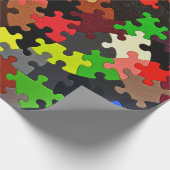Puzzle Geschenkpapier (Ecke)