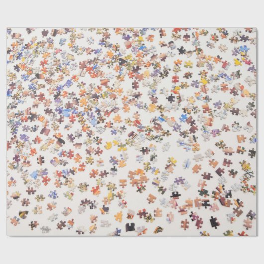 Puzzle Geschenkpapier (Flach)