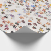Puzzle Geschenkpapier (Ecke)