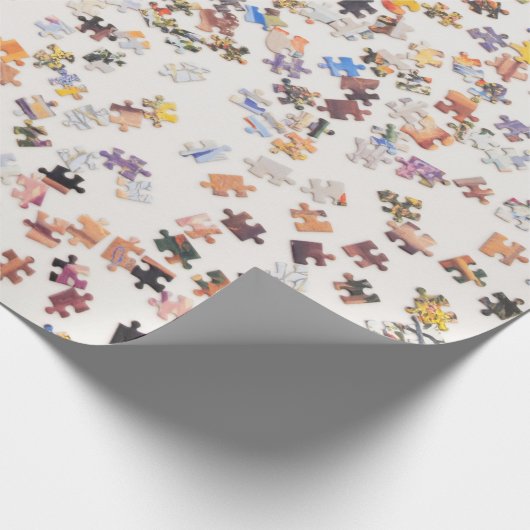 Puzzle Geschenkpapier (Ecke)