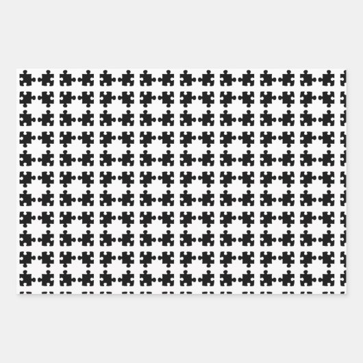 Puzzle Geschenkpapier Set (Vorderseite 3)