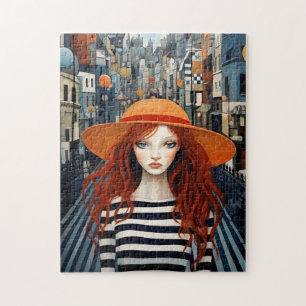 Puzzle Ginger Wonderland Abstrakte Reise gestreift