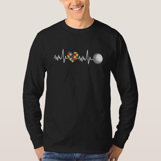 Puzzle Golf Support Autismus Bewusstsein Männer Fr T-Shirt (Vorderseite)