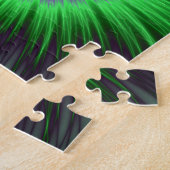 Puzzle Green Star Burst (Seite)