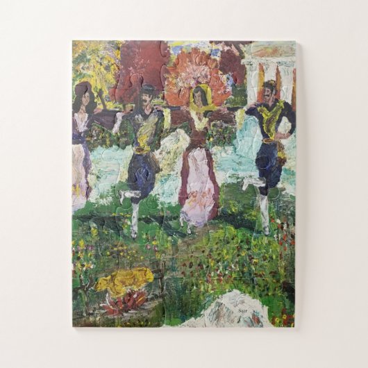 Puzzle: Griechische Tänzer Puzzle (Vertikal)