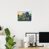 Puzzle Hall Inn, Sowerby Bridge Kunstprint Poster (Heimbüro)