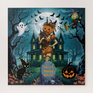 PUZZLE: Halloween Dark Academia Goth Anwesen Puzzle