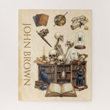 PUZZLE: HALLOWEEN Puzzle  Dark Academia Gothic 