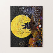 Puzzle Halloweens, Spuk Stadt (Vertikal)