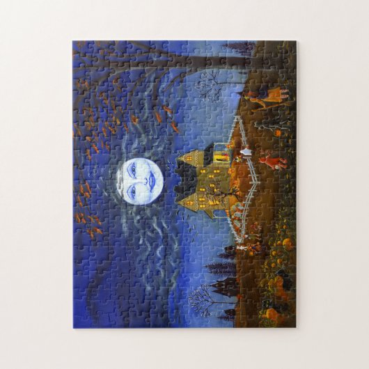 Puzzle Halloweens, Trick oder Leckereiszene (Vertikal)