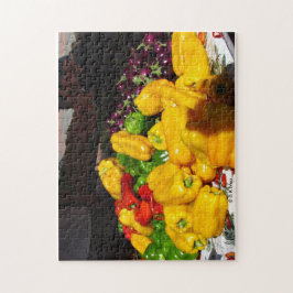 Puzzle - Helle farbige Paprikaschoten