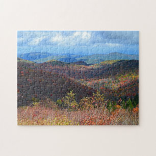 Puzzle - Herbstblick, Blauer Ridge Parkplatz