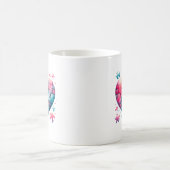 Puzzle-Herz Kaffeetasse (Mittel)