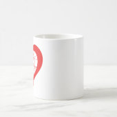 Puzzle-Herz Kaffeetasse (Mittel)