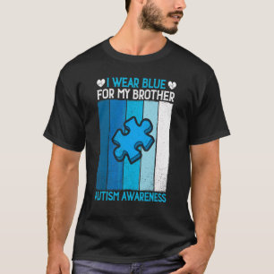 Puzzle ich trage Blau für mein Bruder Autismus Bew T-Shirt