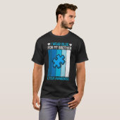 Puzzle ich trage Blau für mein Bruder Autismus Bew T-Shirt (Vorne ganz)