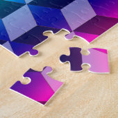 Puzzle - Illusion von Regenbogenblöcken (Seite)