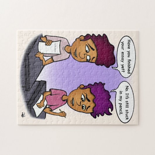 Puzzle im Bleistift Jigsaw (Horizontal)