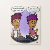 Puzzle im Bleistift Jigsaw (Vertikal)