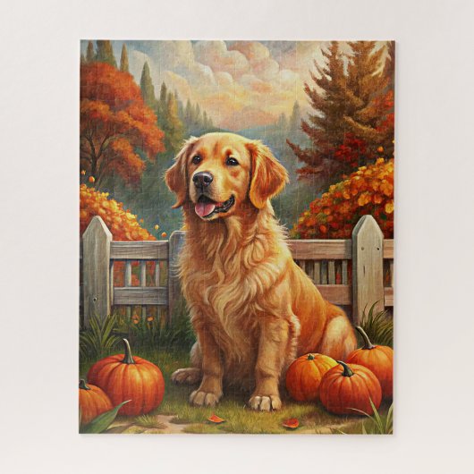 Puzzle im Herbst (Vertikal)