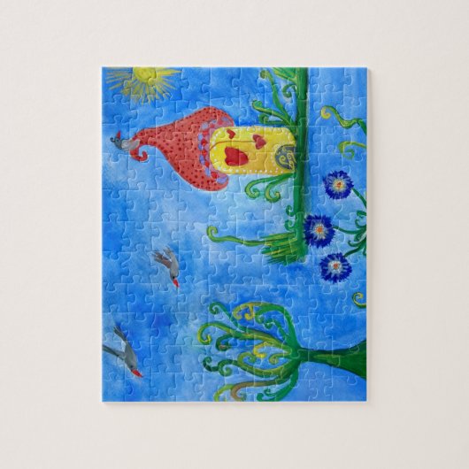 Puzzle im Mushroom mit Geschenkboxen (Vertikal)