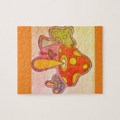 Puzzle im Pilz der 70er Jahre (Horizontal)