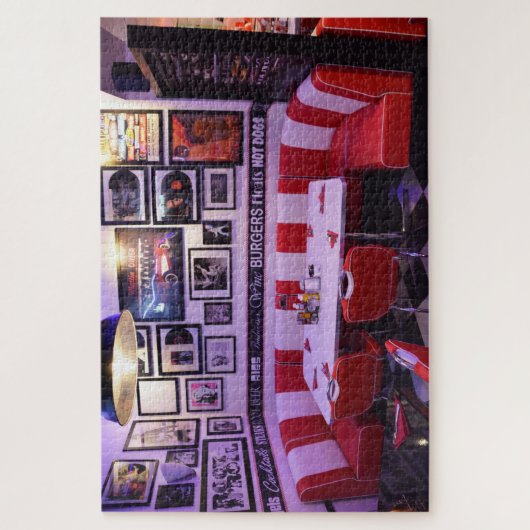 Puzzle im Restaurant der alten Zeit (Vertikal)