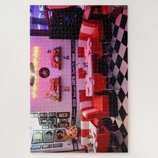 Puzzle im Restaurant der alten Zeit (Vertikal)