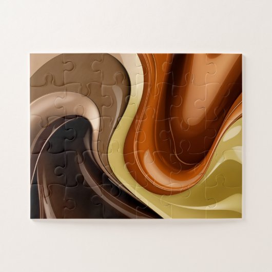 Puzzle in stilvoller abstrakter Grafik (Horizontal)