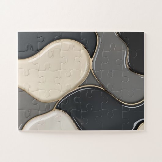 Puzzle in stilvoller abstrakter Grafik (Horizontal)