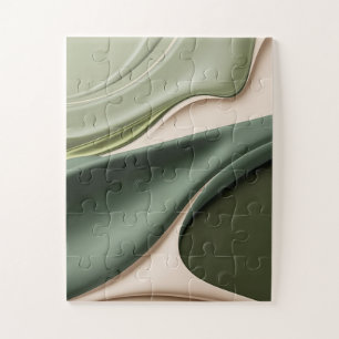 Puzzle in stilvoller abstrakter Grafik