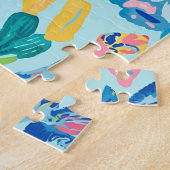 Puzzle in stilvoller Grafik (Seite)