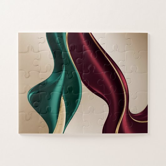 Puzzle in stylish abstract graphic (Horizontal)