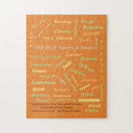 Puzzle/Indianernamen/Metropolim-Design Puzzle