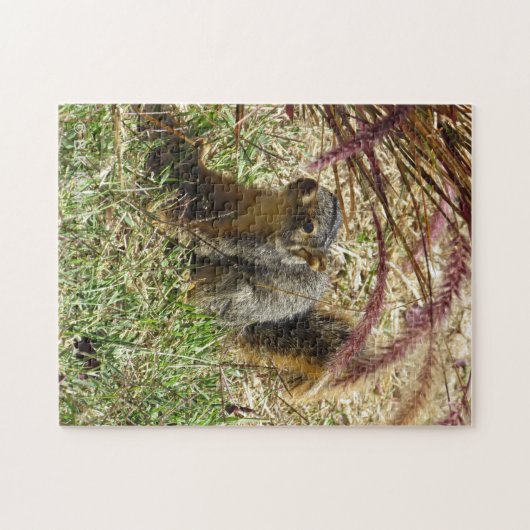 Puzzle - Inquisitives Eichhörnchen (Horizontal)