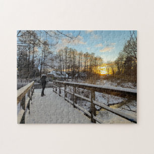 Puzzle “Invierno en Bispingen"