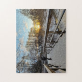 Puzzle “Invierno en Bispingen" (Vertikal)